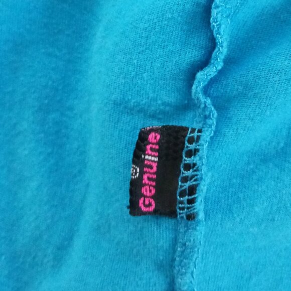 Volcom Logo Hoodie Blue Full Zip Long sleeve Sweatshirt Unisex S - Picture 6 of 7